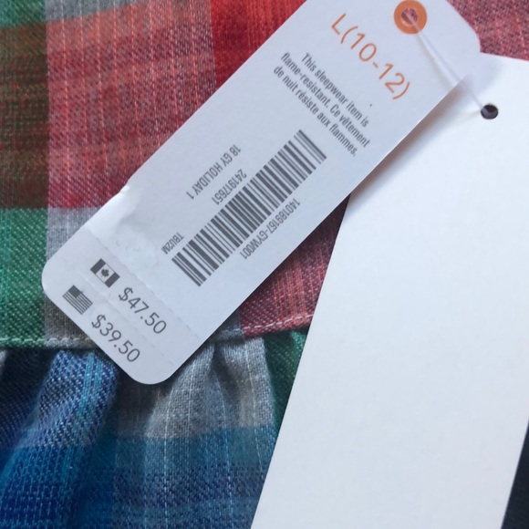 Gymboree long sleeves dress girl’s pajamas. - Picture 7 of 8